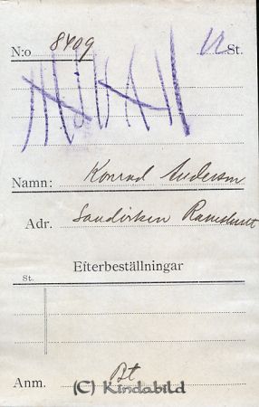 Konrad Andersson Sandviken Ramshult
Konrad Andersson Sandviken Ramshult
Nyckelord: Andersson Sandviken