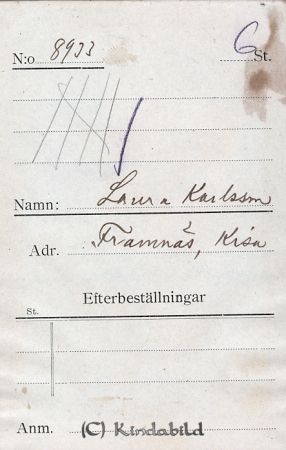 Laura Karlsson Framnäs Kisa
Laura Karlsson Framnäs Kisa
Nyckelord: Karlsson Framnäs
