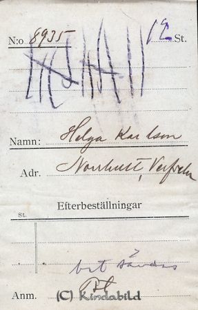 Helga Karlsson Norrhult Verveln
Helga Karlsson Norrhult Verveln
Nyckelord: Karlsson Norrhult