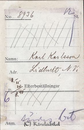 Karl Karlsson Lidhult  N Vi
Karl Karlsson Lidhult  N Vi
Nyckelord: Karlsson Lidhult