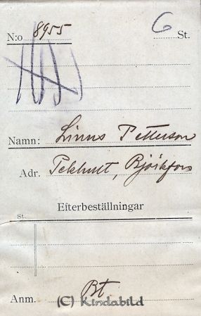 Linus Pettersson Pekhult Björkfors
Linus Pettersson Pekhult Björkfors
Nyckelord: Pettersson Pekhult