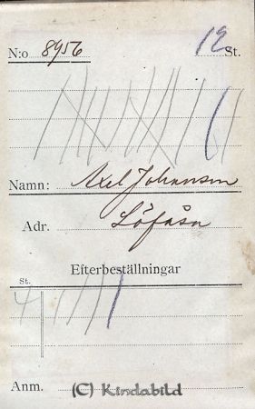 Axel Johansson Lövåsa
Axel Johansson Lövåsa
Nyckelord: Johansson Lövåsa