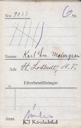 Karl Em Malmgren  St Lodhult  N Vi
Karl Em Malmgren  St Lodhult  N Vi
Nyckelord: Karl Malmgren
