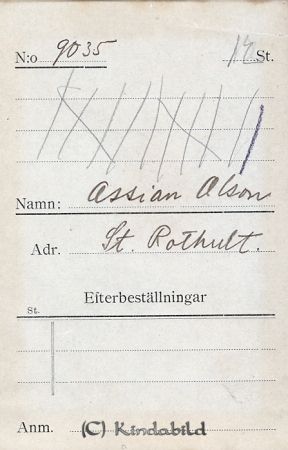 Ossian Olsson  St Rothult
Ossian Olsson  St Rothult
Nyckelord: Ossian Olsson