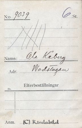 Ola Kåberg Wadstugan
Ola Kåberg Wadstugan 
Nyckelord: Ola Kåberg
