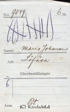 Maria Johansson Lövåsa
Maria Johansson Lövåsa
Nyckelord: Johansson Lövåsa