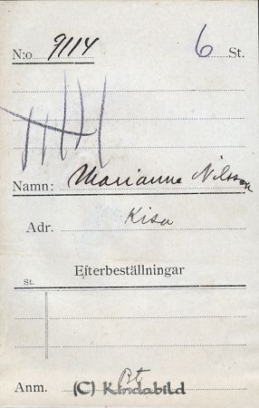 Marianne Nilsson Kisa
Marianne Nilsson Kisa
Nyckelord: Marianne Nilsson