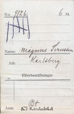 Magnus Svensson Karlsberg
Magnus Svensson Karlsberg
Nyckelord: Svensson Karlsberg