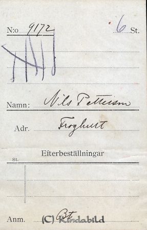 Nils Pettersson Froghult
Nils Pettersson Froghult
Nyckelord: Pettersson Froghult