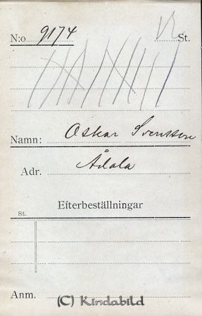 Oskar Svensson Ådala
Oskar Svensson Ådala
Nyckelord: Svensson Ådala