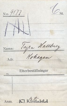 Tyra Hallberg Kohagen
Tyra Hallberg Kohagen
Nyckelord: Hallberg Kohagen