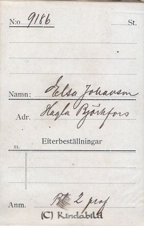 Elsa Johansson Hagla Björkfors
Elsa Johansson Hagla Björkfors
Nyckelord: Johansson Hagla