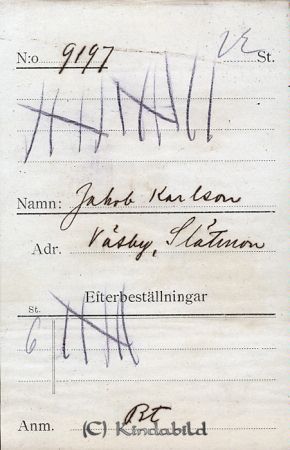 Jakob Karlsson Väsby Slätmon
Jakob Karlsson Väsby Slätmon
Nyckelord: Karlsson Väsby