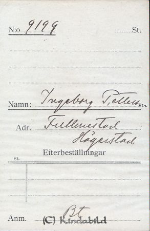 Ingeborg Pettersson Fullmestad Hägerstad
Ingeborg Pettersson Fullmestad Hägerstad
Nyckelord: Pettersson Fullmestad
