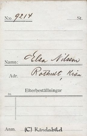 Elsa Nilsson  Rothult  Kisa
Elsa Nilsson  Rothult  Kisa
Nyckelord: Elsa Rothult