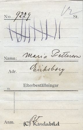 Maria Pettersson  Eriksborg
Maria Pettersson  Eriksborg
Nyckelord: Maria Eriksborg
