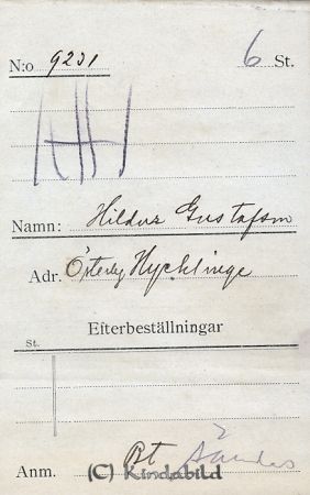 Hildur Gustafsson  Österby   Hycklinge
Hildur Gustafsson  Österby   Hycklinge
Nyckelord: Hildur Gustafsson