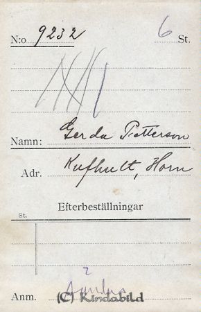 Gerda Pettersson  Kufhult  Horn
Gerda Pettersson  Kufhult  Horn
Nyckelord: Gerda Pettersson