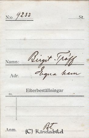 Birgit Träff  Egna hem
Birgit Träff  Egna hem
Nyckelord: Birgit Träff