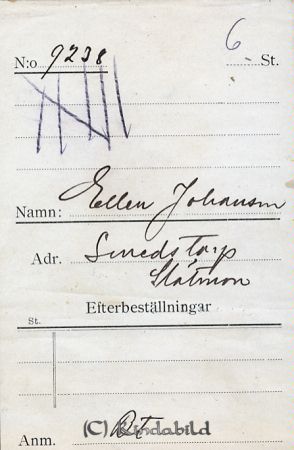 Ellen Johansson  Smedstorp  Slätmon
Ellen Johansson  Smedstorp  Slätmon
Nyckelord: Johansson Smedstorp