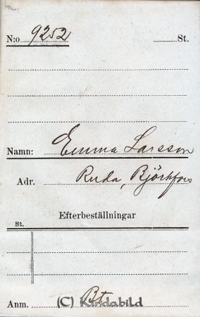 Emma Larsson  Ryda  Björkfors
Emma Larsson  Ryda  Björkfors
Nyckelord: Larsson Ryda
