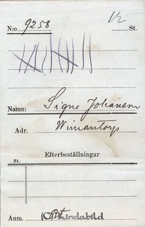 Signe Johansson  Wimantorp
Signe Johansson  Wimantorp
Nyckelord: Johansson Wimantorp