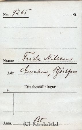 Frida Nilsson  Gumhem  Björkfors
Frida Nilsson  Gumhem  Björkfors
Nyckelord: Nilsson Gumhem
