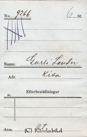 Gurli Lander  Kisa
Gurli Lander  Kisa
Nyckelord: Gurli Lander