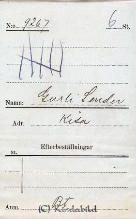 Gurli Lander  Kisa
Gurli Lander  Kisa
Nyckelord: Gurli Lander