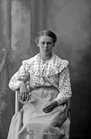 Elsa Karlsson  Ufvekullen  Örsebo
godj
Elsa Karlsson  Ufvekullen  Örsebo

raja
Elsa Viktoria Karlsson född 1897 i Kisa, dotter till Anders Johan Karlsson och Hulda Sofia Åstrand.
Källa: Kyrkoarkiv Kisa 1913-1929 
Källa: Gerd Pettersson

Nyckelord: Karlsson Ufvekullen