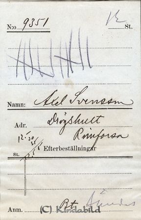 Axel Svensson  Drögshult  Rimforsa
Axel Svensson  Drögshult  Rimforsa
Nyckelord: Svensson Drögshult