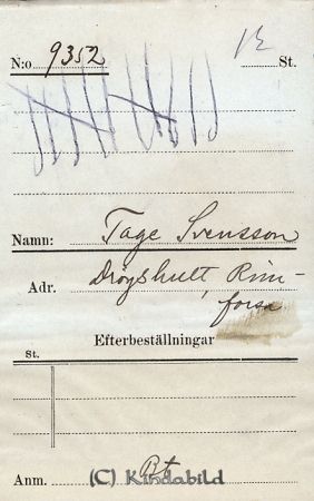 Tage Svensson  Drögshult  Rimforsa
Tage Svensson  Drögshult  Rimforsa
Nyckelord: Svensson Drögshult