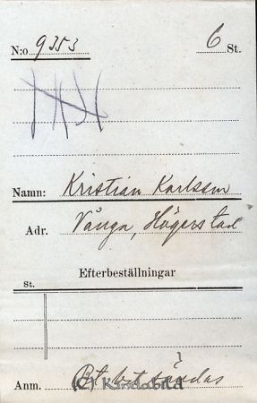 Kristian Karlsson  Vånga  Hägerstad
Kristian Karlsson  Vånga  Hägerstad
Nyckelord: Karlsson Vånga