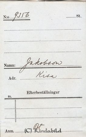 Jakobsson  Kisa
Jakobsson  Kisa
Nyckelord: Jakobsson Kisa