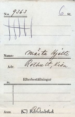 Märta Hjelte  Rothult  Kisa
Märta Hjelte  Rothult  Kisa
Nyckelord: Hjelte Rothult