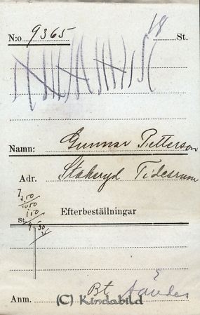 Gunnar Pettersson  Stakeryd  Tidersrum
Gunnar Pettersson  Stakeryd  Tidersrum
Nyckelord: Pettersson Stakeryd