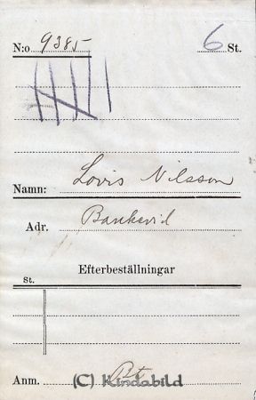 Lovis Nilsson  Bankevid
Lovis Nilsson  Bankevid
Nyckelord: Nilsson Bankevid