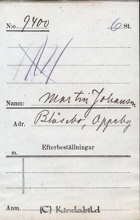 Martin Johansson  Blåsebo  Oppeby
Martin Johansson  Blåsebo  Oppeby
Nyckelord: Johansson Blåsebo