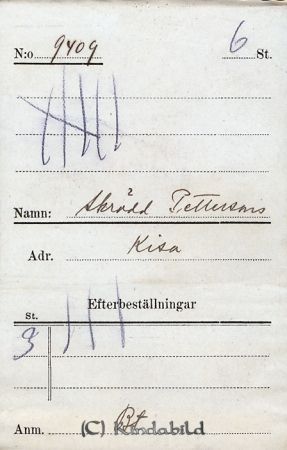 Skrädd.  Petterssons  Kisa
Skrädd.  Petterssons  Kisa

Nyckelord: Skrädd. Petterssons