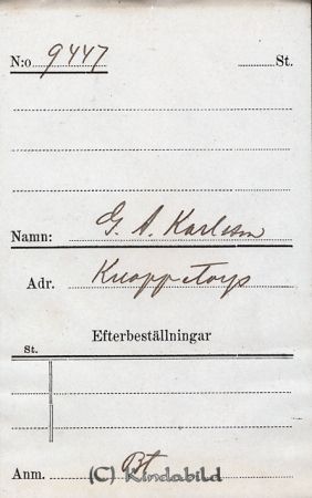 G A Karlsson  Knoppetorp
G A Karlsson  Knoppetorp
Nyckelord: Karlsson Knoppetorp