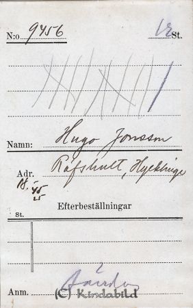 Hugo Jonsson  Räfshult  Hycklinge
Hugo Jonsson  Räfshult  Hycklinge
Nyckelord: Jonsson Räfshult