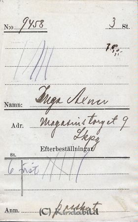 Inga Axner  Magasinstorget 9  Lkpg
Inga Axner  Magasinstorget 9  Lkpg
Nyckelord: Inga Axner