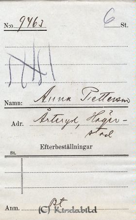 Anna Pettersson  Årteryd  Hägerstad
Anna Pettersson  Årteryd  Hägerstad
Nyckelord: Pettersson Årteryd
