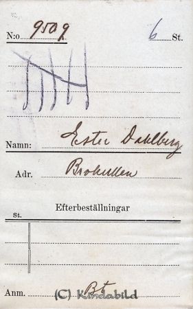 Ester Dahlberg  Brokullen
Ester Dahlberg  Brokullen
Nyckelord: Dahlberg Brokullen