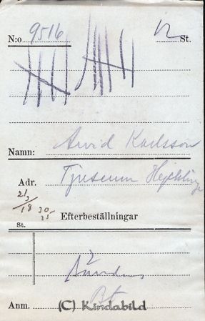 Arvid Karlsson  Tjuserum  Hycklinge
Arvid Karlsson  Tjuserum  Hycklinge
Nyckelord: Karlsson Tjuserum