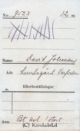 David Johansson  Lundagård  Verfveln
David Johansson  Lundagård  Verfveln
Nyckelord: Johansson Lundagård