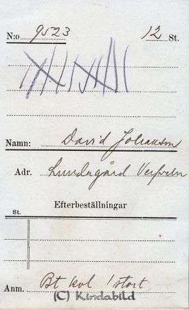 David Johansson  Lundagård  Verfveln
David Johansson  Lundagård  Verfveln

Nyckelord: Johansson Lundagård