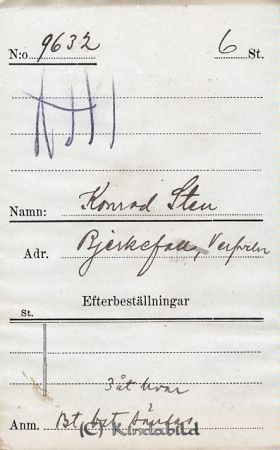 Konrad Sten  Bjerkefall  Verfveln
Konrad Sten  Bjerkefall  Verfveln
Nyckelord: Sten Bjerkefall