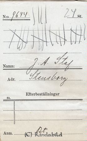 J A Staf  Stensborg
J A Staf  Stensborg
Nyckelord: Staf Stensborg