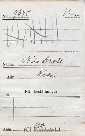 Nils Drott Kisa
Nils Drott Kisa
Nyckelord: Nils Drott